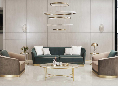 Klassische Wohnzimmer Sofagarnitur Couch Sitzgruppe Polstergruppen Sofa